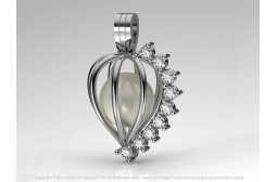 Legend Pendant with Akoya Pearl