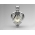 A Single Heart Pendant with Black Swarovski