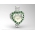 Emerald Heart of the Ocean Pendant
