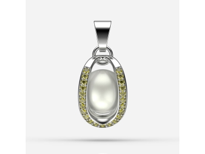 Citrin  Endless Passion Pendant