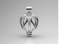 Diamond Tulip Garden Pendant Setting Only